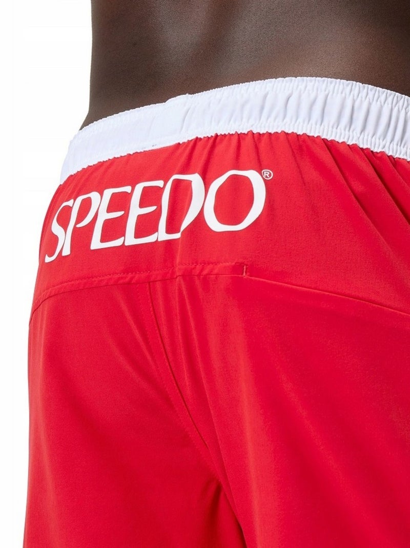 Speedo - Short de bain style Logo VOLLEY Rouge - Kiabi
