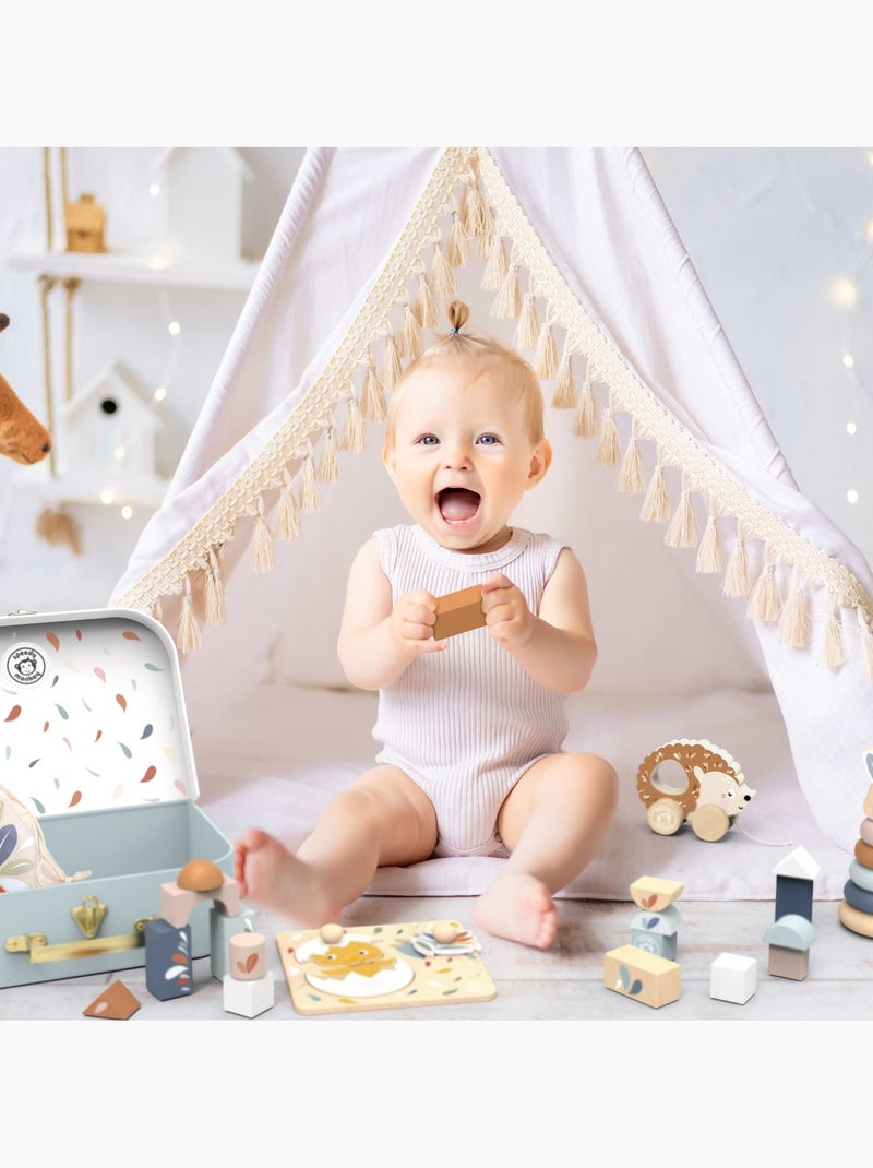 Speedy monkey - coffret ma première boîte à jouets Multicolore - Kiabi