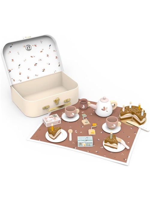 Speedy Monkey - Valise Service à thé d'anniversaire - Kiabi