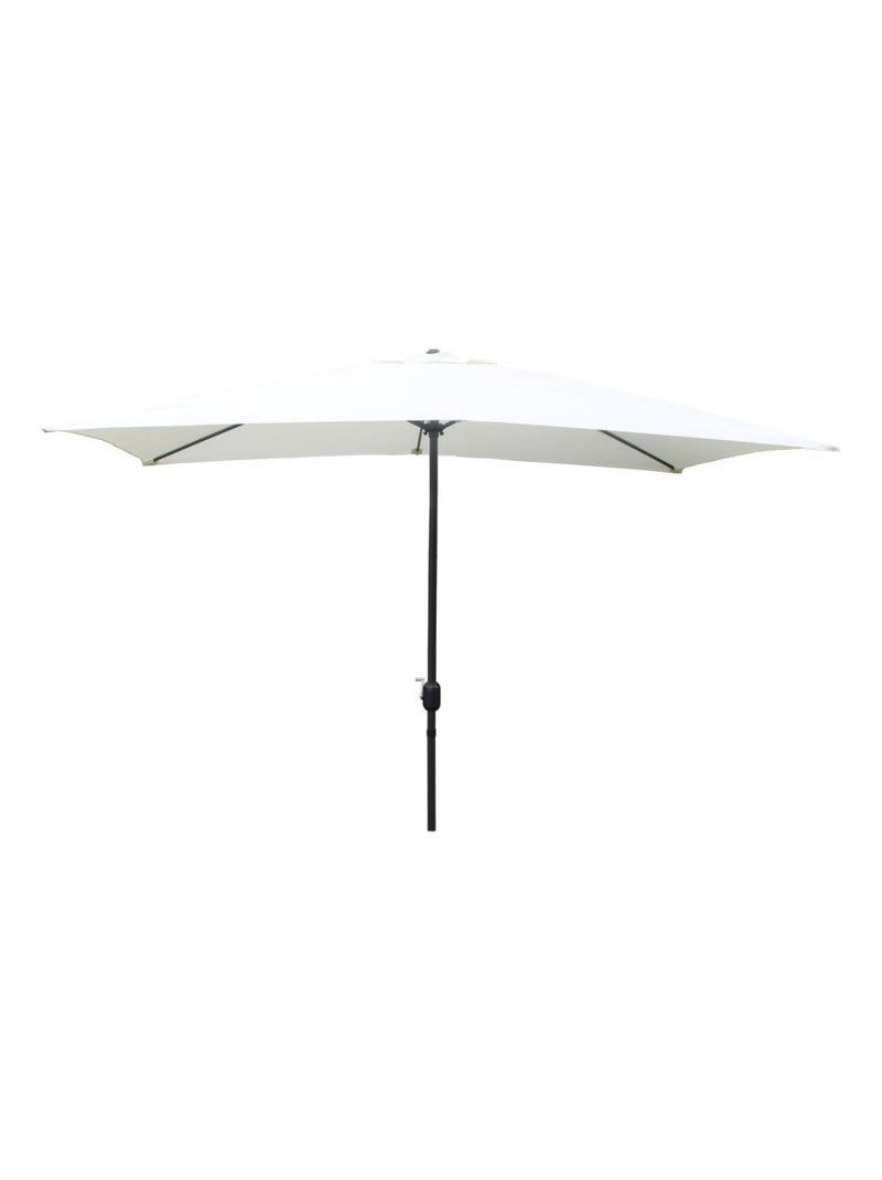 SPEZIA - Parasol rectangulaire 3x2 droit écru en aluminium Gris Ecru - Kiabi