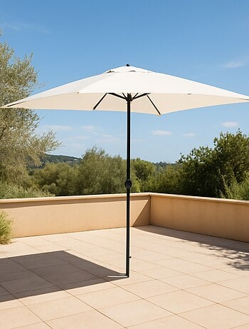 SPEZIA Parasol marron rectangle 2,93 x 1,93 m