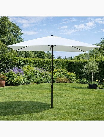 SPEZIA Parasol marron rectangle 2,93 x 1,93 m