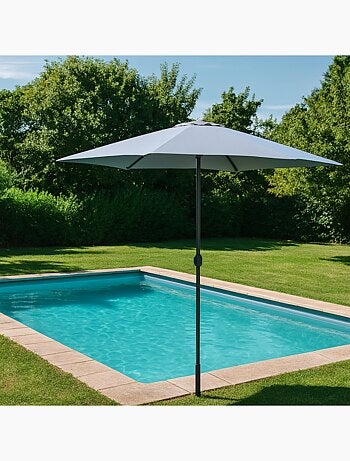 SPEZIA Parasol marron rectangle 293 x 193 m