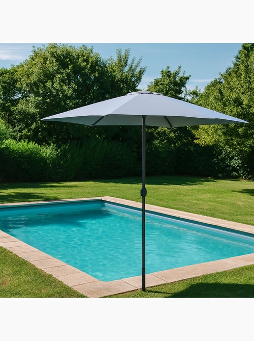 SPEZIA Parasol gris rectangle 2,95 x 2,95 m - Kiabi