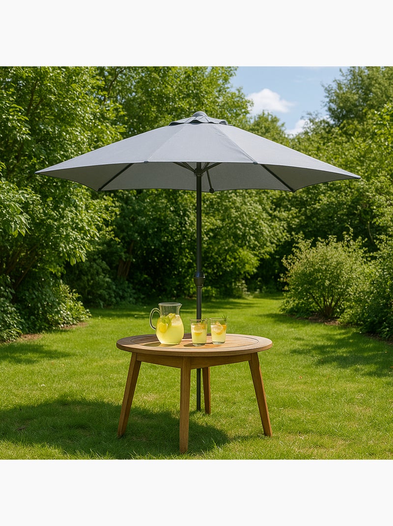 SPEZIA Parasol  gris  rectangle 2,95 x 2,95 m Gris - Kiabi