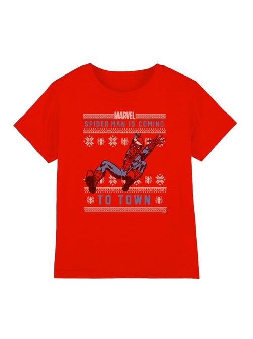 Spider-Man - T-shirt de Noël - Kiabi Spider-Man - T-shirt de Noël - Kiabi