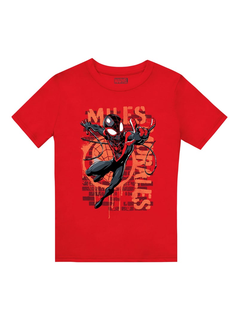 Spider-Man - T-shirt Rouge - Kiabi