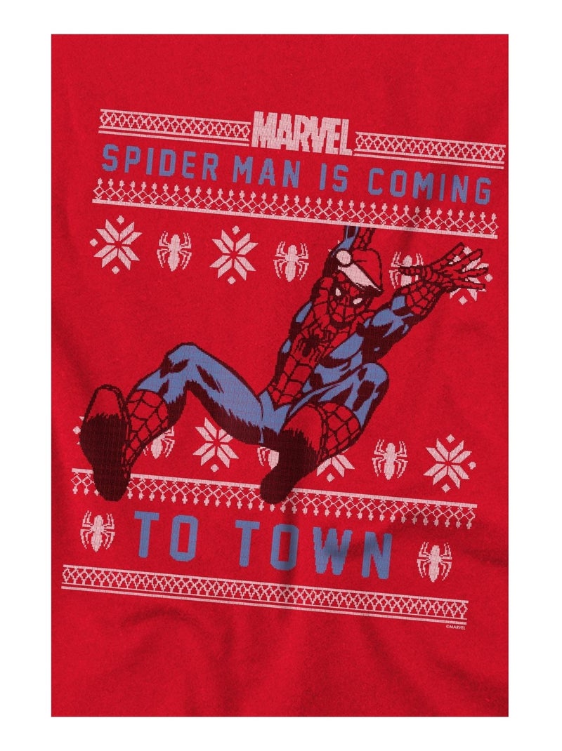 Spider-Man - T-shirt Rouge - Kiabi