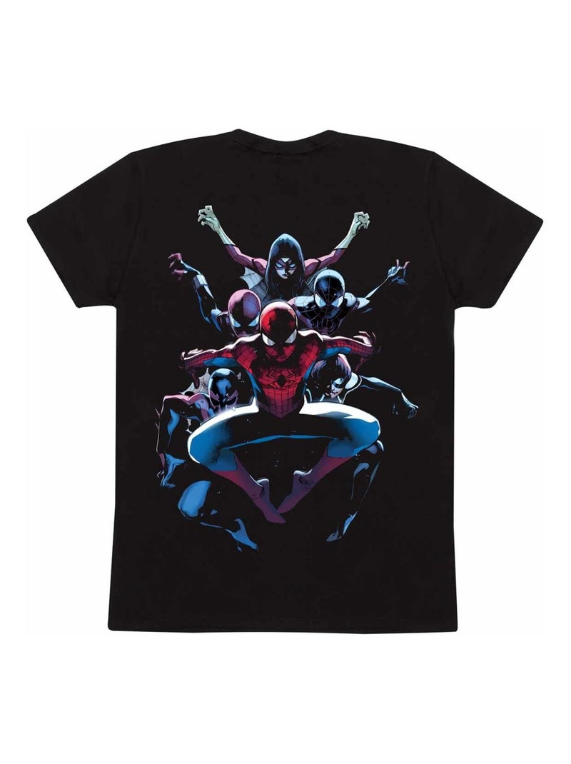 Spider-Man - T-shirt SPIDERVERSE BACK Noir - Kiabi