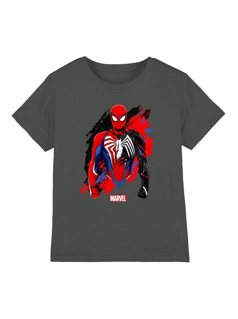 Spider-Man - T-shirt SYMBIOTE Gris Noir - Kiabi