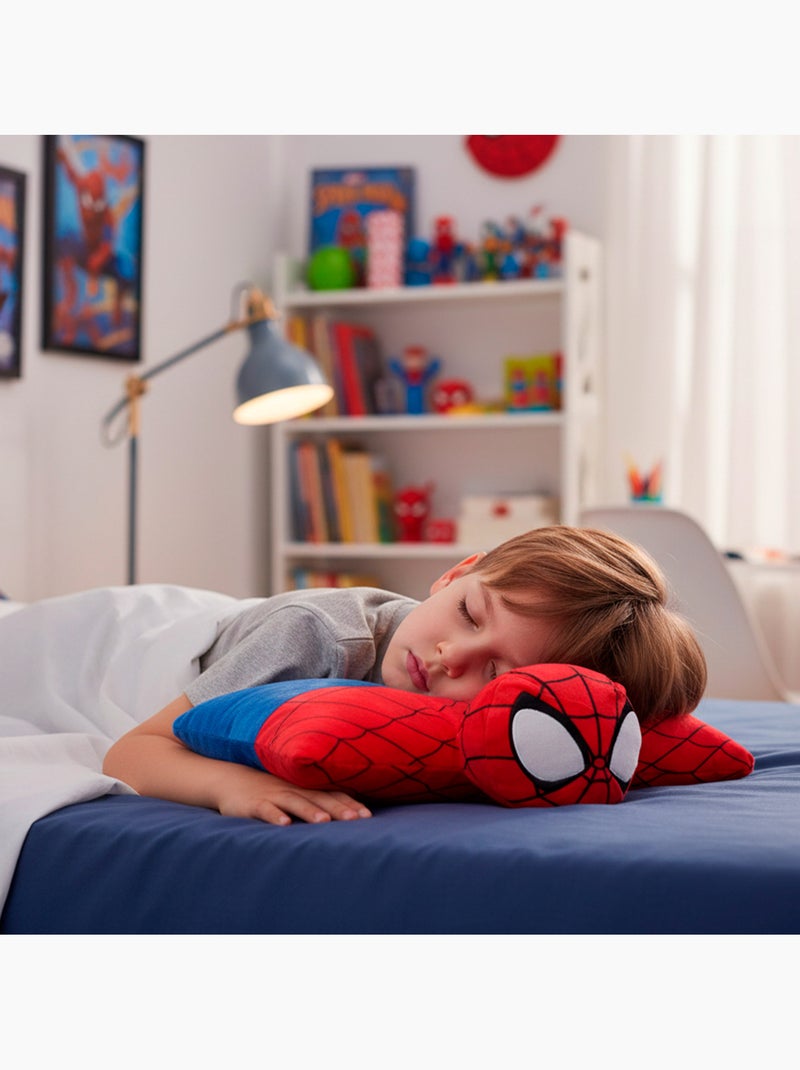 Spider-man coussin en peluche 2-en-1 doux et velouté Rouge - Kiabi