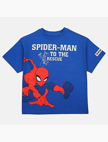 Spiderman - T-shirt manches courtes garçon avec personnage