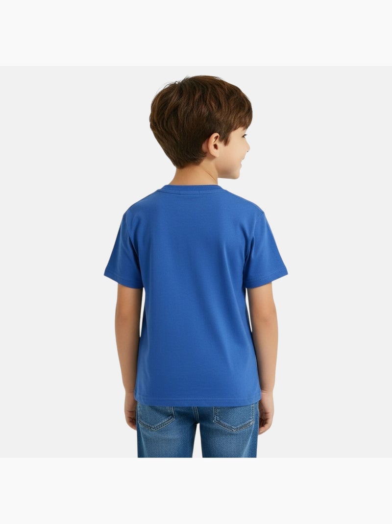 Spiderman - T-shirt manches courtes garçon avec personnage Bleu marine - Kiabi