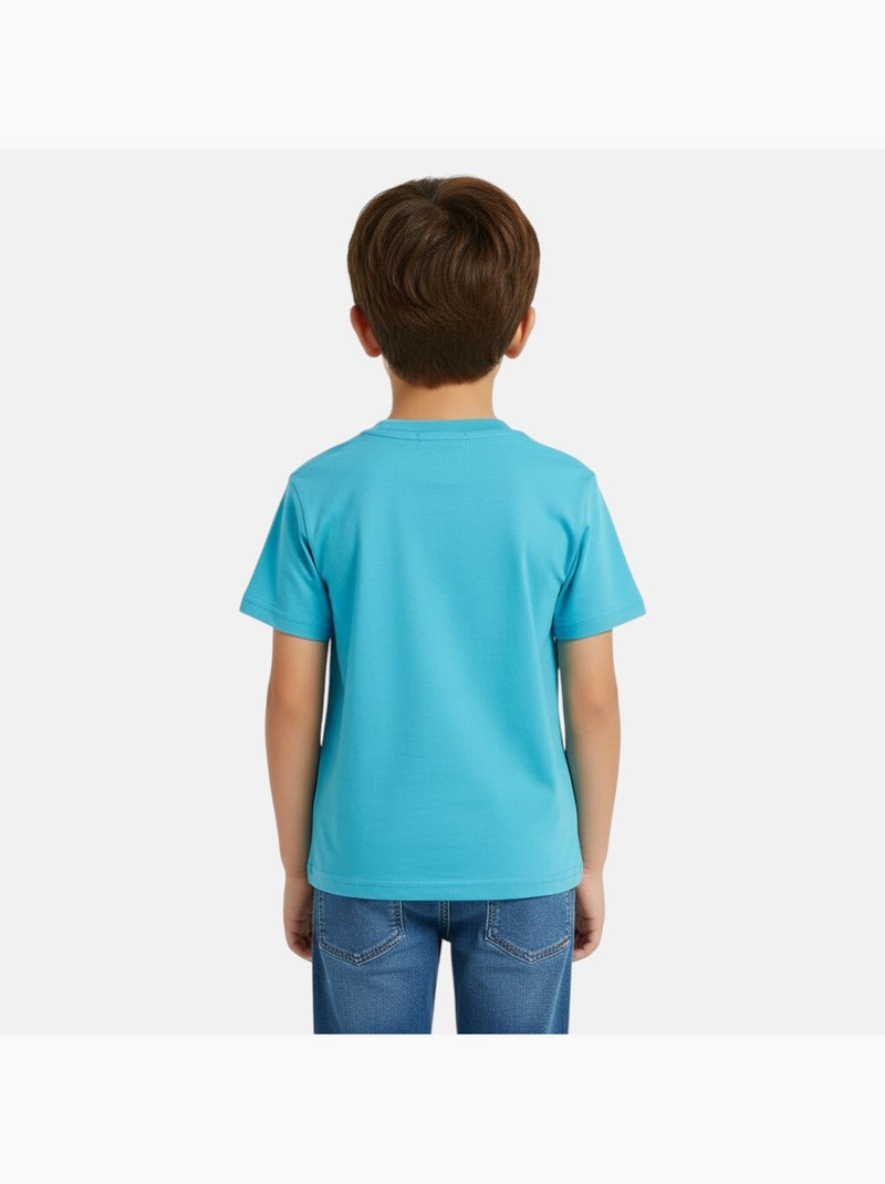 Spiderman - T-shirt manches courtes garçon avec personnage Bleu - Kiabi