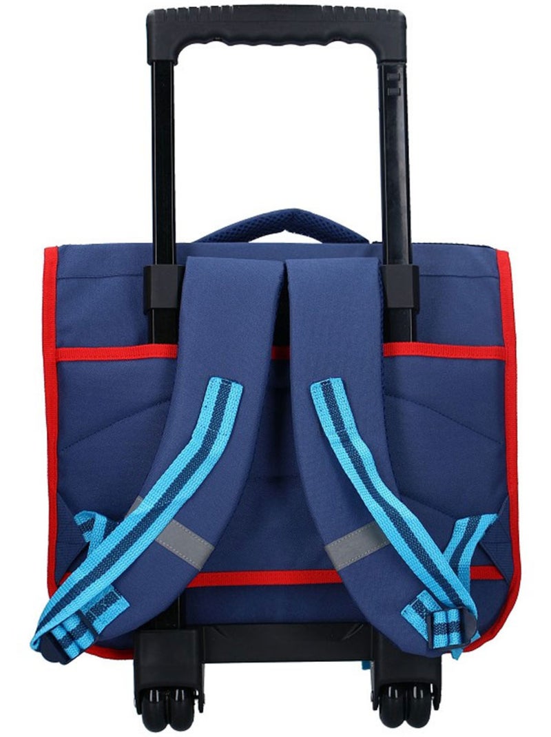 Spiderman Cartable à roulettes Bleu - Kiabi