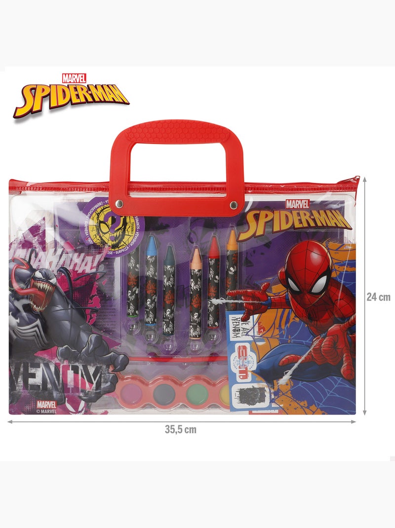 Spiderman coffret de dessin avec accessoires +3 ans N/A - Kiabi