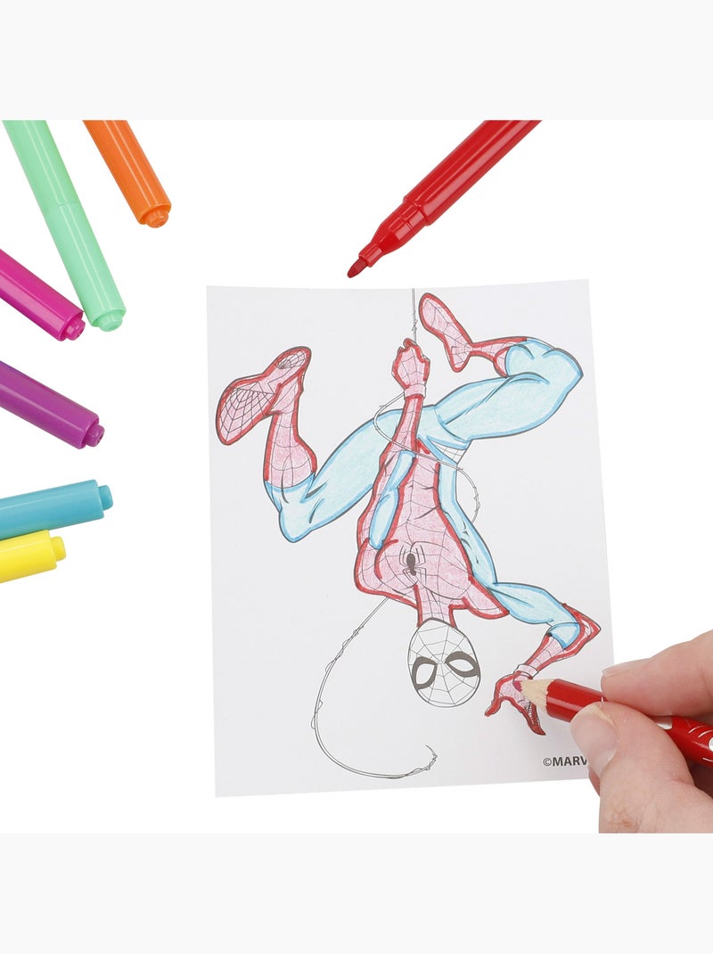 Spiderman coffret de dessin, format mallette, 50 pièces N/A - Kiabi