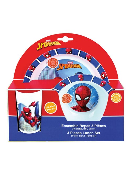 Spiderman Ensemble Repas En Plastique Réutilisable - Kiabi