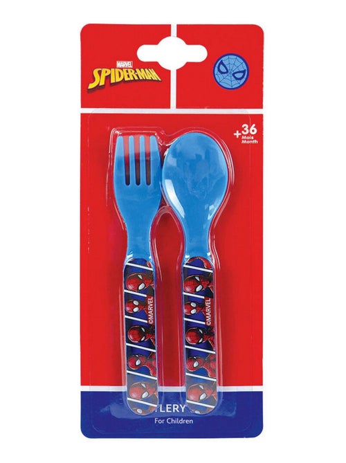 Spiderman Lot Vaisselle En Plastique Réutilisable - Kiabi
