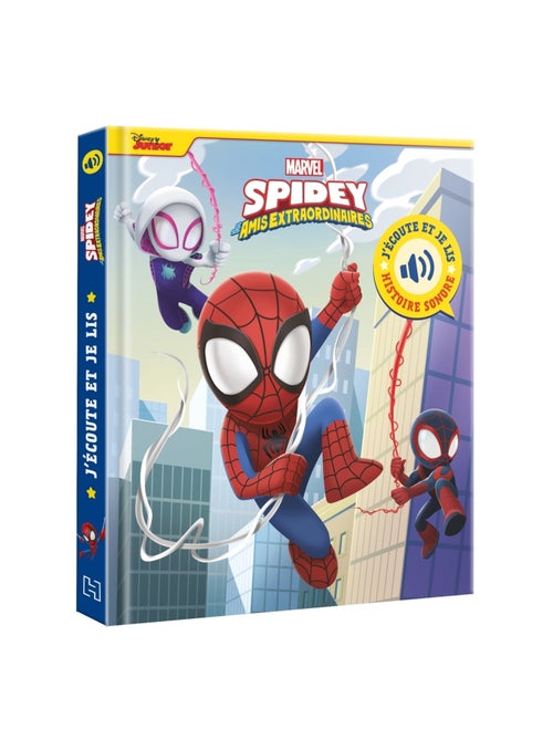 SPIDEY ET SES AMIS EXTRAORDINAIRES - J'écoute et je lis (livre sonore) - Mission à trois - MARVEL - Kiabi SPIDEY ET SES AMIS EXTRAORDINAIRES - J'écoute et je lis (livre sonore) - Mission à trois - MARVEL - Kiabi