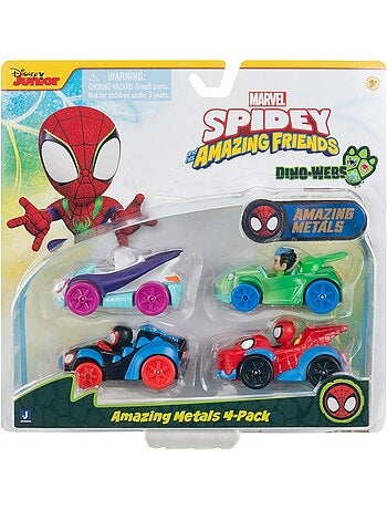 Spidey et ses amis extraordinaires - Pack de 4 Amazing Metals de Marvel