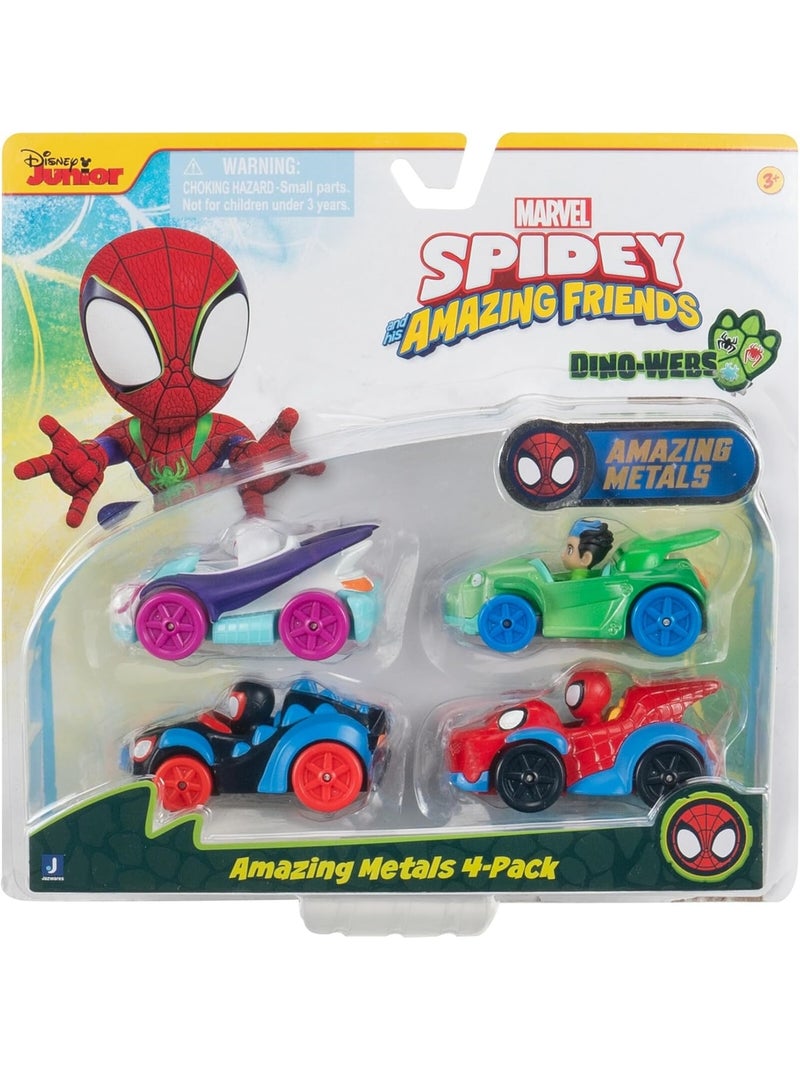 Spidey et ses amis extraordinaires - Pack de 4 Amazing Metals de Marvel Multicolore - Kiabi