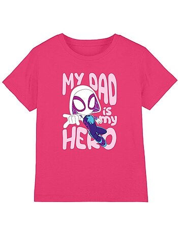 Spidey et ses amis extraordinaires - T-shirt motif Spider-Gwen DAD HERO