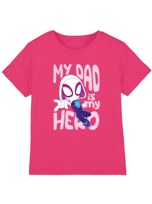 Spidey et ses amis extraordinaires - T-shirt motif Spider-Gwen DAD HERO - Kiabi