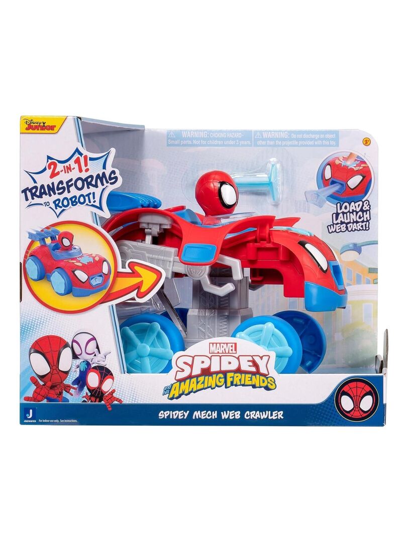 Autocollant Mural Effet Explosion - Spidey Et Ses Incroyables Amis - Multicolore - Neuf