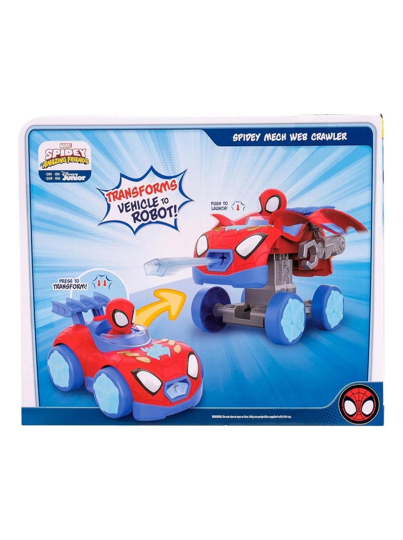 Spidey et ses incroyables amis Marvel - Spidey Mech Web Crawler Rouge - Kiabi
