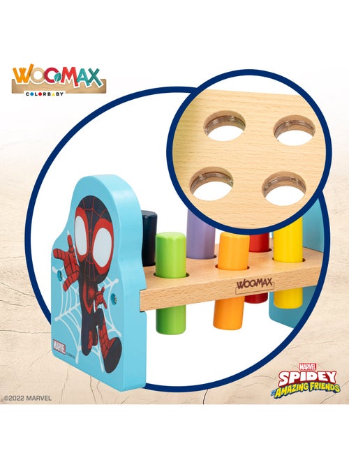 Spidey et son jouet Baby Hammer Super Team WOOMAX - Kiabi
