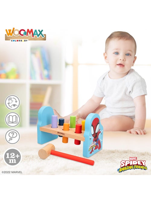 Spidey et son jouet Baby Hammer Super Team WOOMAX - Kiabi