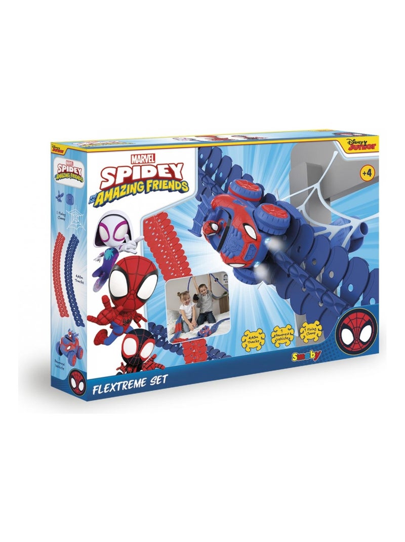 Spidey FleXtreme Set de circuit de course Bleu - Kiabi