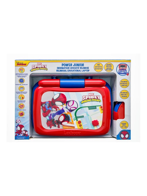 Spidey ordinateur portable éducatif parlant bilingue – 40 activités en français et anglais - Kiabi