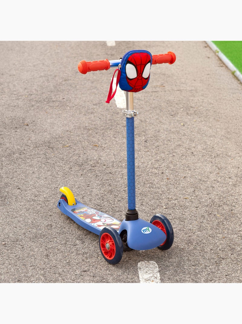 Spidey scooter pour enfants à 3 roues avec pochette N/A - Kiabi