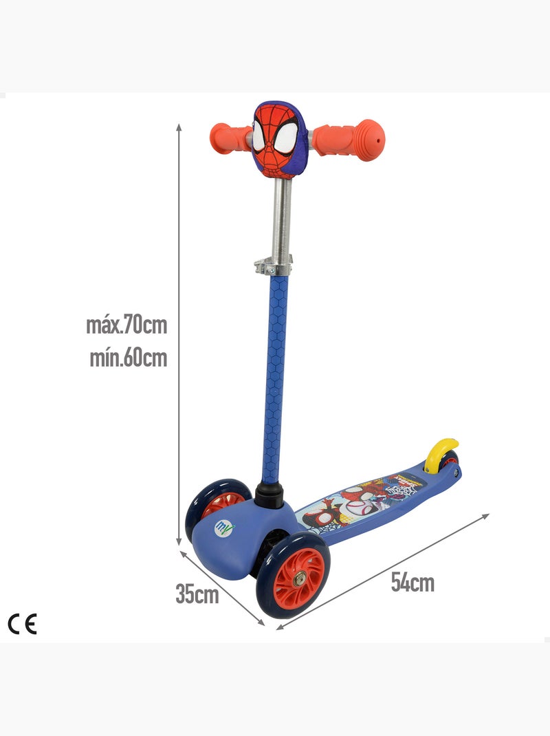 Spidey scooter pour enfants à 3 roues avec pochette N/A - Kiabi