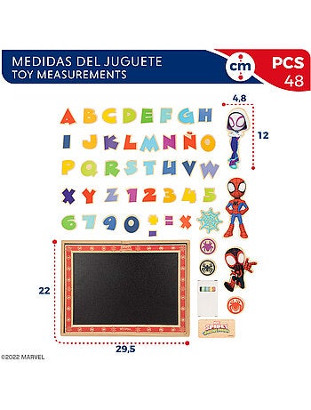 Spidey Tableau à dessin 2 en 1 et sa Super Équipe pour enfants WOOMAX