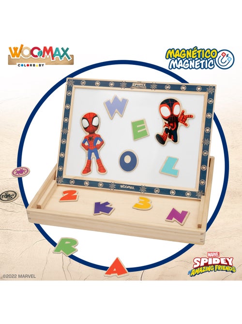 Spidey Tableau à dessin 2 en 1  et sa Super Équipe pour enfants WOOMAX - Kiabi