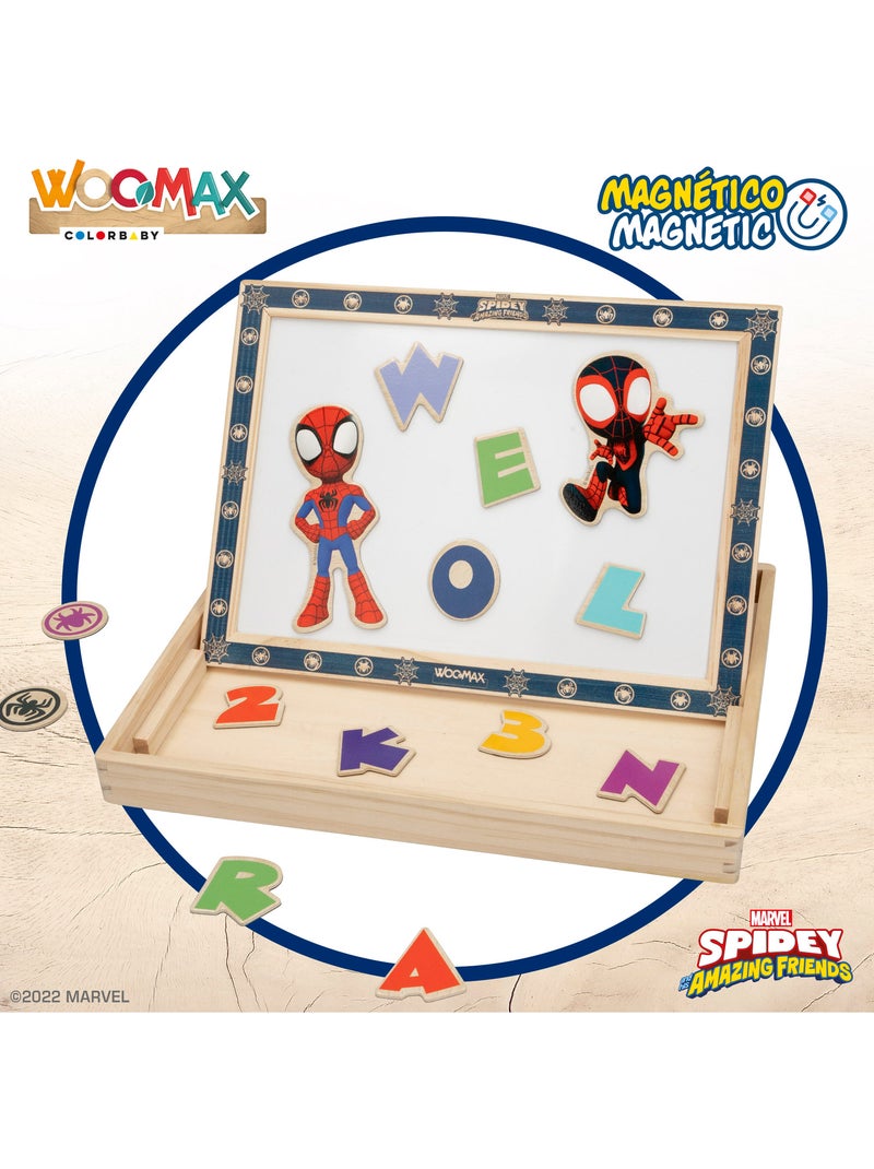 Spidey Tableau à dessin 2 en 1  et sa Super Équipe pour enfants WOOMAX N/A - Kiabi