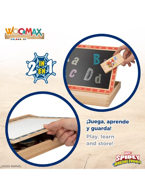 Spidey Tableau à dessin 2 en 1  et sa Super Équipe pour enfants WOOMAX - Kiabi