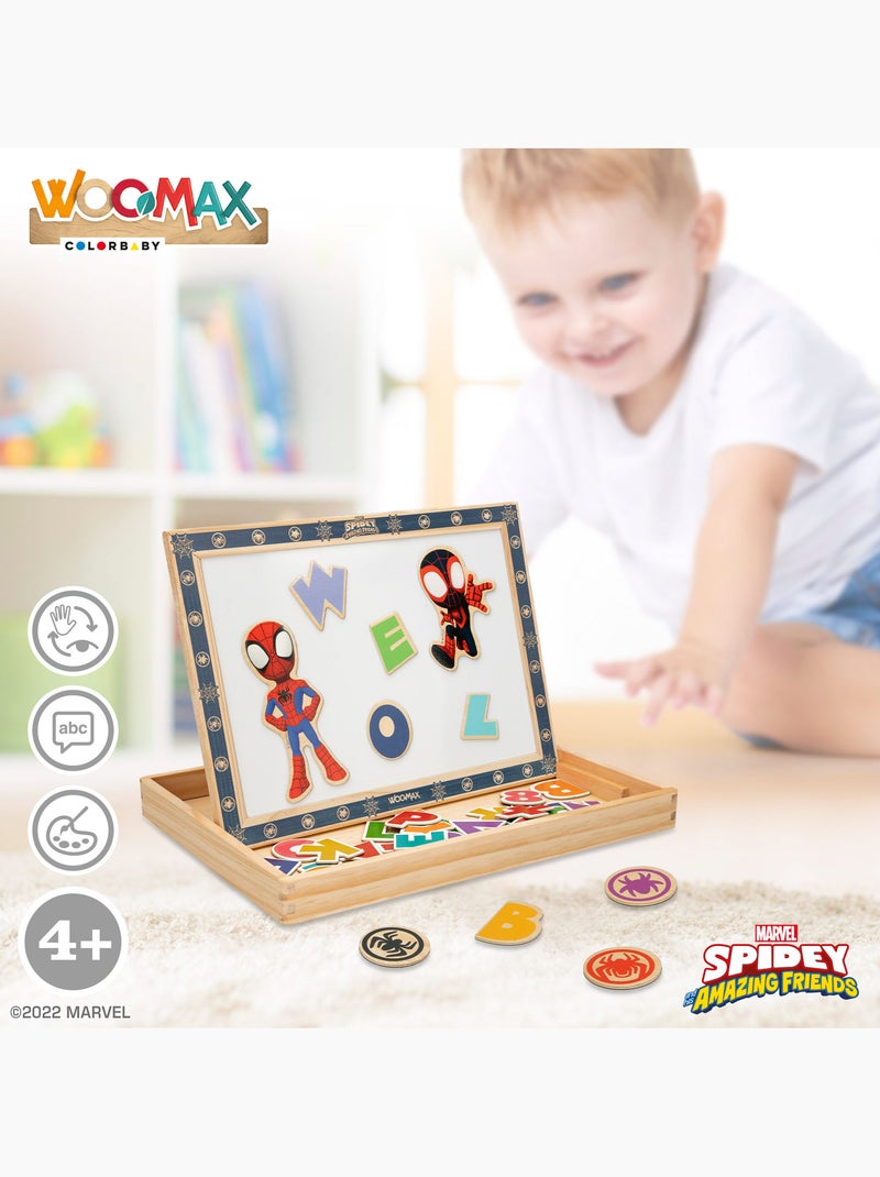 Spidey Tableau à dessin 2 en 1  et sa Super Équipe pour enfants WOOMAX N/A - Kiabi
