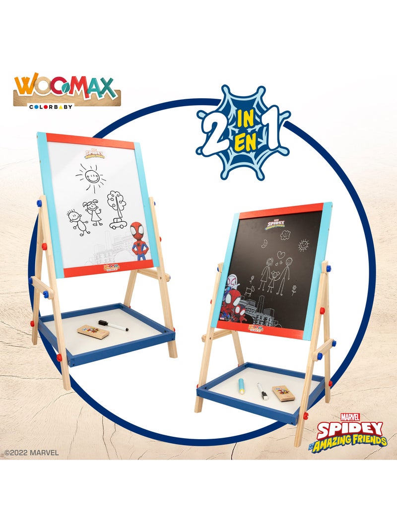 Spidey Tableau chevalet pour enfants et sa super équipe 2 en 1 WOOMAX N/A - Kiabi
