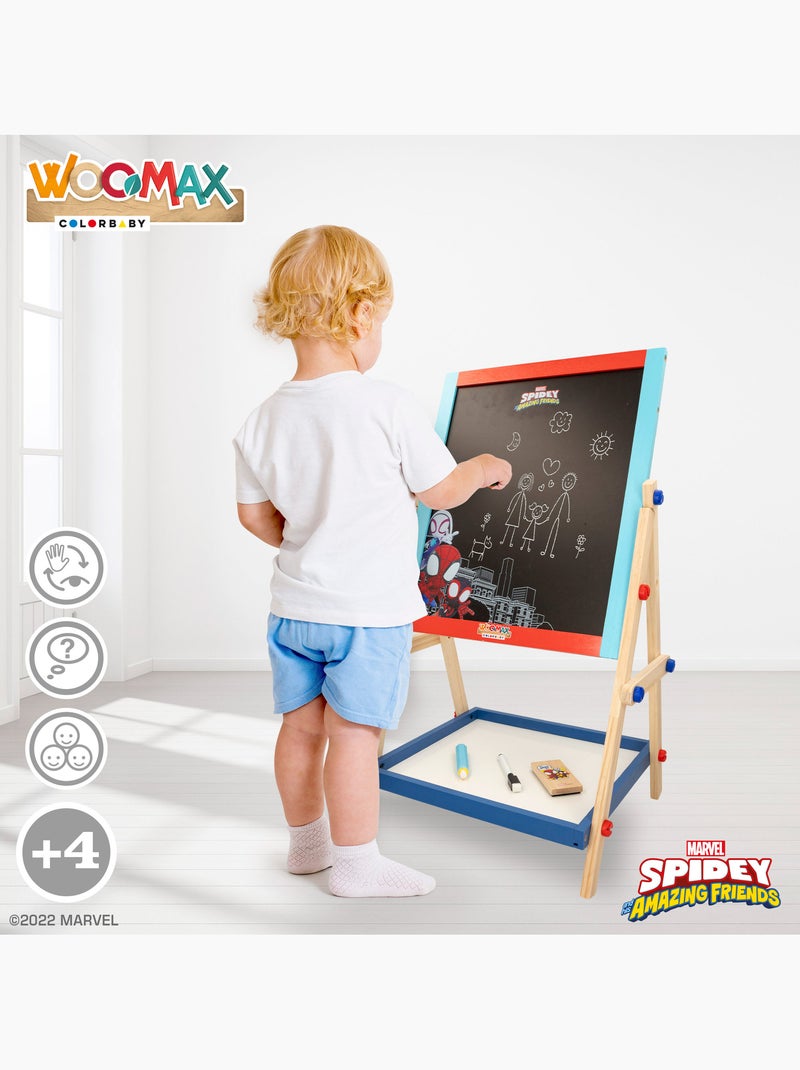 Spidey Tableau chevalet pour enfants et sa super équipe 2 en 1 WOOMAX N/A - Kiabi