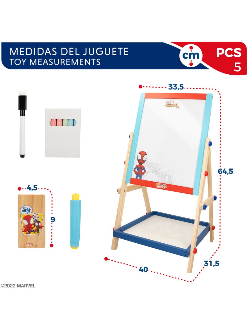 Spidey Tableau chevalet pour enfants et sa super équipe 2 en 1 WOOMAX N/A - Kiabi