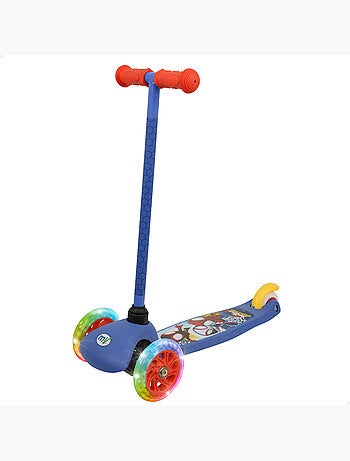Spidey trottinette à 3 roues 55x23x68 cm max. 20 kg avec éclairage et freins