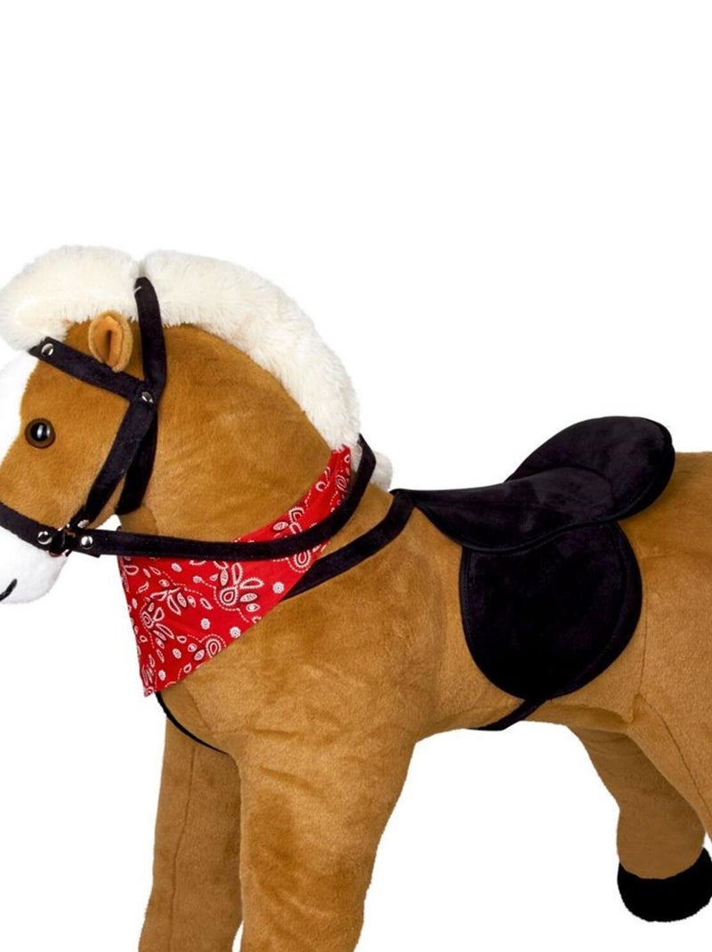 Spiegelburg XXL-Poney en peluche marron Marron clair - Kiabi