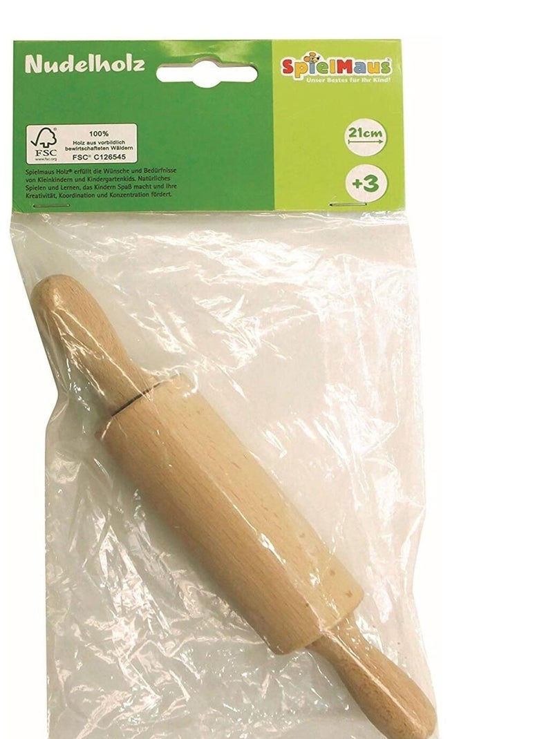 SpielMaus Petit rouleau à pâtisserie, env. 21 cm, jouet de cuisine N/A - Kiabi