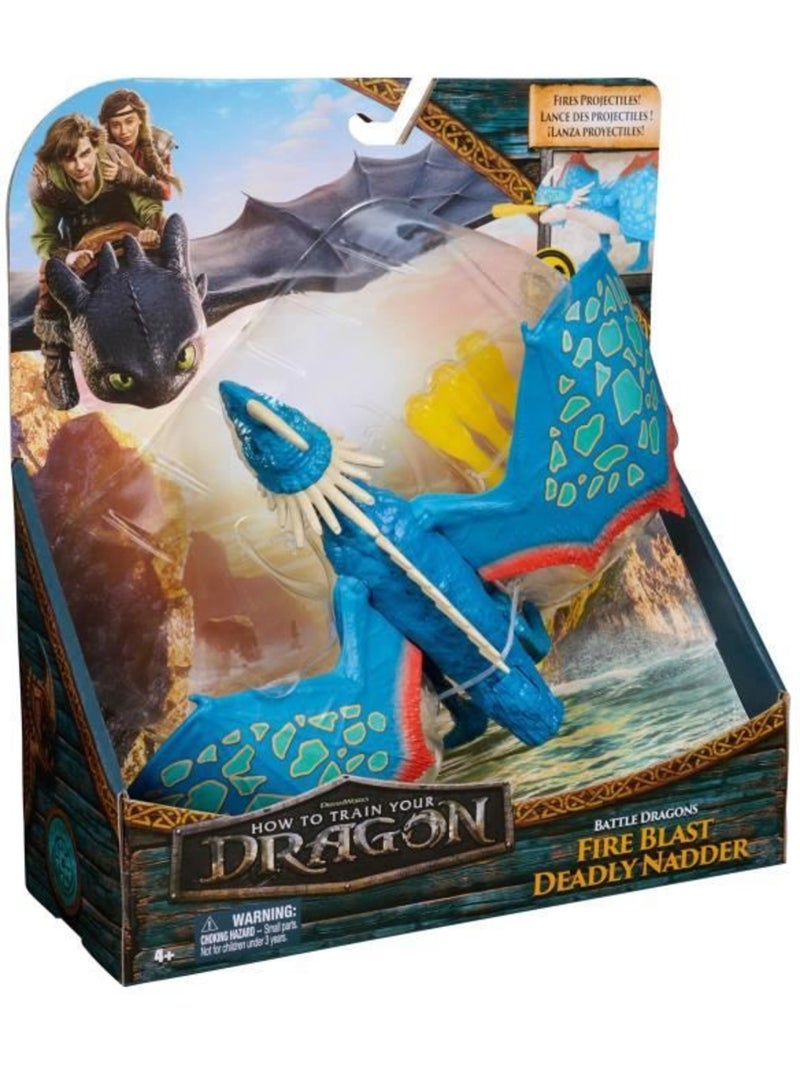 Spin master figurine dragon a fonctions 25 cm tempete dragons movie Bleu - Kiabi