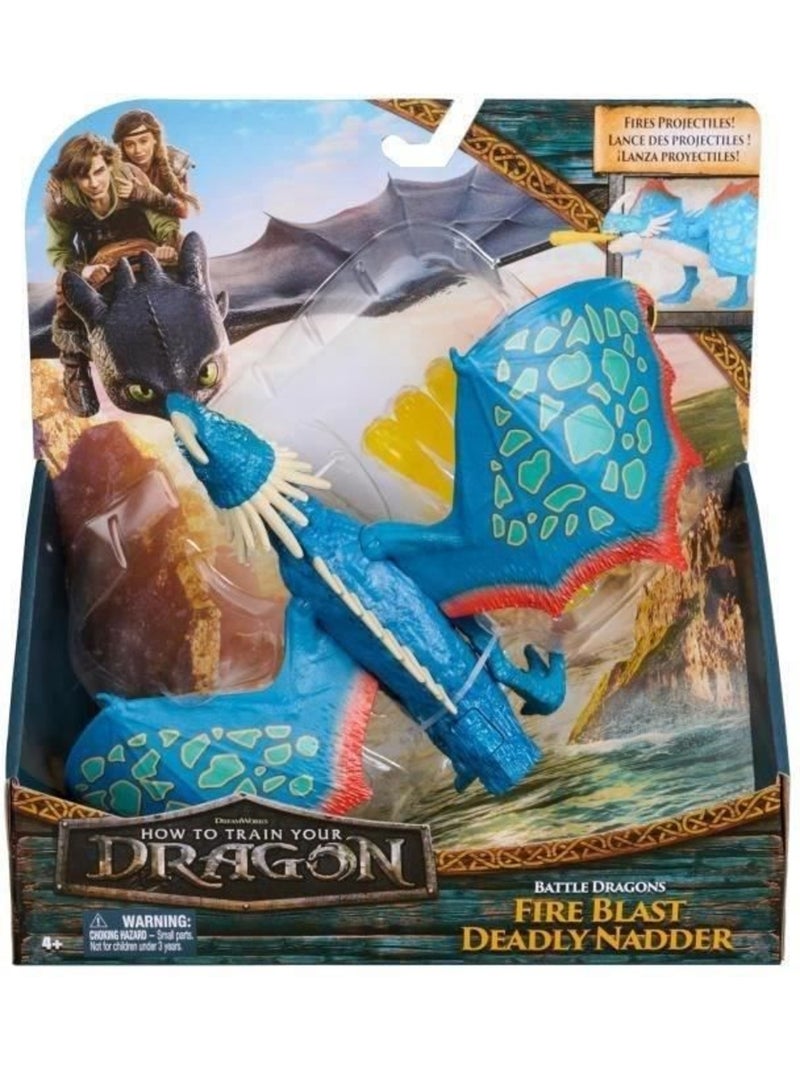 Spin master figurine dragon a fonctions 25 cm tempete dragons movie Bleu - Kiabi