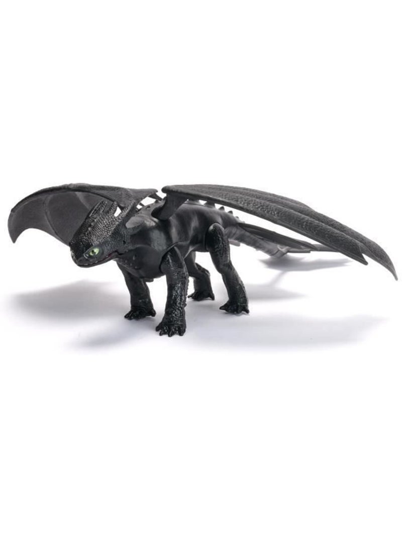 Spin master figurine dragon sonore 25 cm krokmou dragons movie Noir - Kiabi